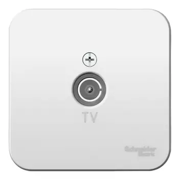 розетка 1 пост TV SCHNEIDER ELECTRIC Blanca белый