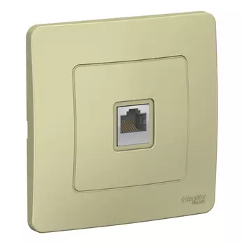 розетка компьютерная SYSTEME ELECTRIC Blanca RJ45 кат.5E бежевый