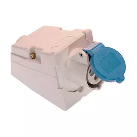 розетка силовая 16А 3 полюса IP44