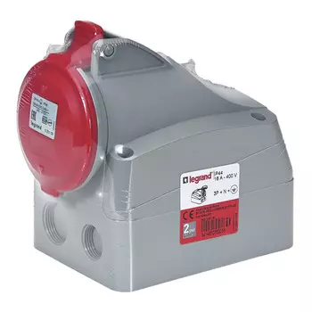 розетка силовая 90160 с/з IP44 16А