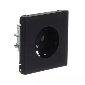 розетка SYSTEME ELECTRIC Art Gallery 16А с/з карбон