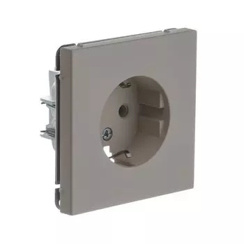 розетка SYSTEME ELECTRIC Art Gallery 16А с/з песочный