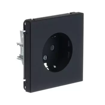 розетка SYSTEME ELECTRIC Art Gallery 16А с/з базальт