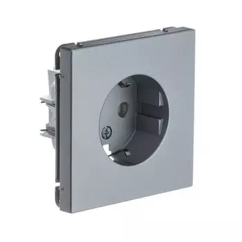 розетка SYSTEME ELECTRIC Art Gallery 16А с/з с/ш алюминий