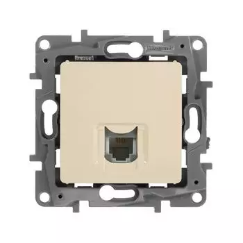 розетка телефонная LEGRAND Etika слоновая кость