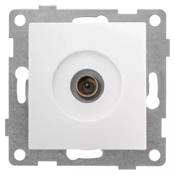 розетка телевизионная GUSI Bravo белый