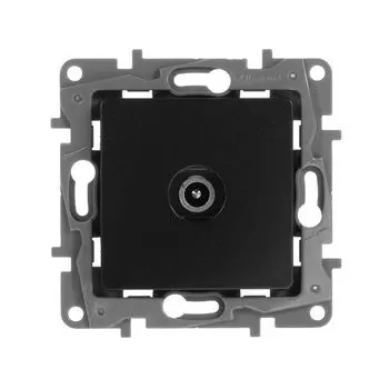 розетка телевизионная LEGRAND Etika антрацит