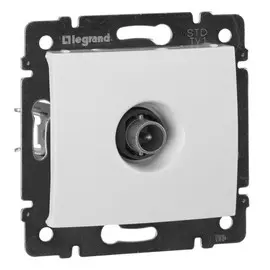 розетка телевизионная LEGRAND Valena белая