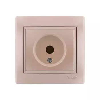 розетка телевизионная LEZARD Mira металлик жемчужно-белый