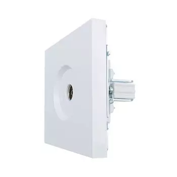 розетка телевизионная LEZARD Zima оконечная белая