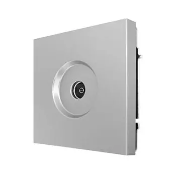 розетка телевизионная LEZARD Zima оконечная серый матовый