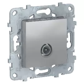 розетка телевизионная SCHNEIDER ELECTRIC Unica Studio, алюминий