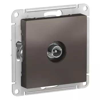 розетка телевизионная TV Atlas Design оконечная, мокко