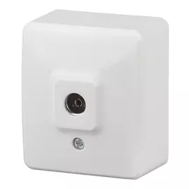 розетка TV ЭРА Эксперт, белый