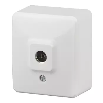 розетка TV ЭРА Эксперт белый