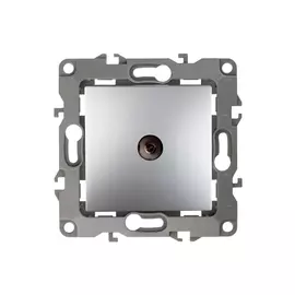 розетка TV ЭРА, серия 12, алюминий