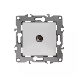 розетка TV ЭРА, серия 12, белый