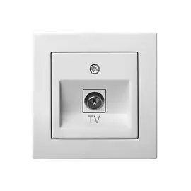 розетка TV LIREGUS Epsilon, белый