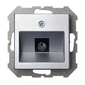 розетка TV LIREGUS Epsilon, серебро