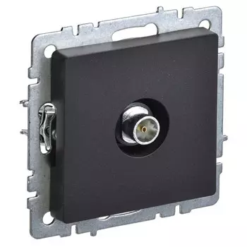 розетка TV оконечная IEK BRITE черный