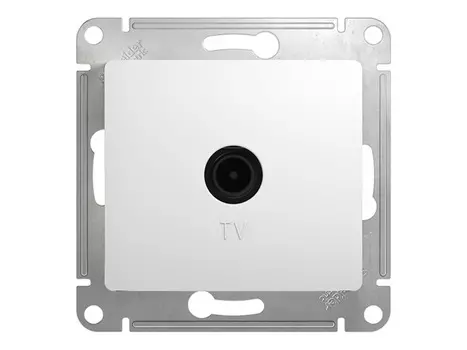 розетка телевизионная SCHNEIDER ELECTRIC Glossa белый