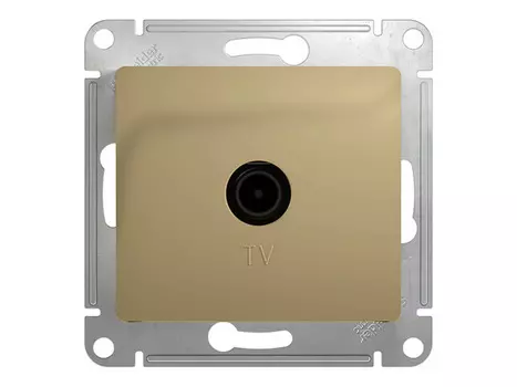 розетка TV SCHNEIDER ELECTRIC Glossa, титан