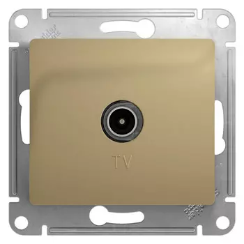 розетка телевизионная SCHNEIDER ELECTRIC Glossa титан
