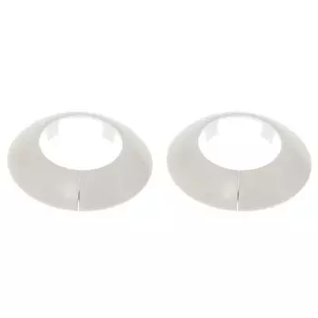 розетта напольная для труб d43мм белая 2шт.