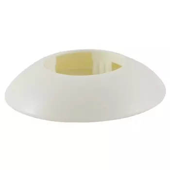 розетта напольная ПВХ для труб d20мм Белая 2шт.