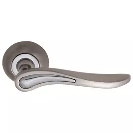 ручка дверная CORDI AL 64D, никель, белый