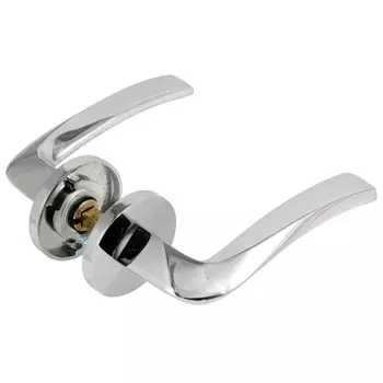 ручка дверная EDSON 102H-R2 хром накладка круг 6мм