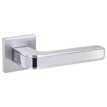 ручка дверная FUARO Neo SL сатинированный хром вставка хром