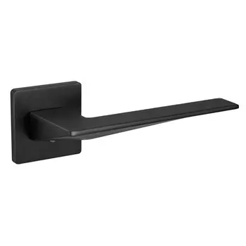 ручка дверная FUARO Phantom SL BL-24 черный накладка квадрат 6мм