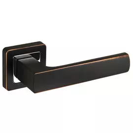 ручка дверная FUARO Xtra, темная медь, хром