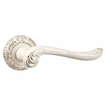 ручка дверная LORENA AL159 W/P белый/золото