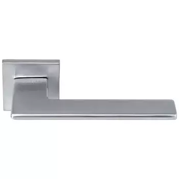 ручка дверная MORELLI MH-51-S6 SC NEW матовый хром накладка квадрат 6мм