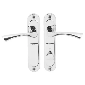 ручка дверная на планке AVERS HP-42.0123-S-C-CR-L сувальд левая хром