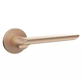 ручка дверная PUNTO Arc Step SSG накладка круг 6мм сатинированное золото