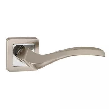 ручка дверная PUNTO Vesta QR SN/CP-3 матовый никель/хром