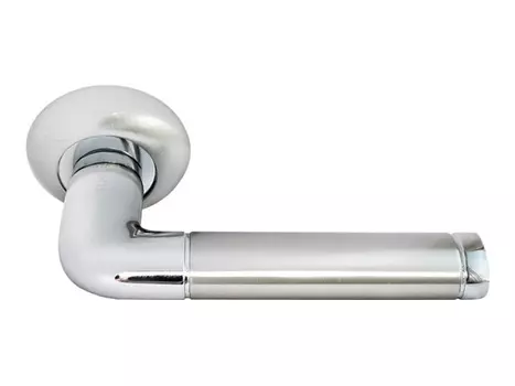 ручка дверная RUCETTI 02, никель сатиновый, хром