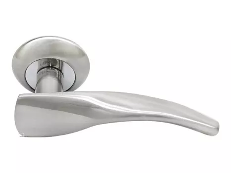 ручка дверная RUCETTI 08, никель сатиновый, хром