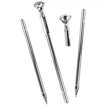 ручка фигурная шариковая ЮНЛАНДИЯ Кристалл узел 0,7мм корпус ассорти синяя