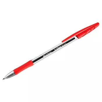 ручка гелевая BERLINGO Tribase Gel Grip 0,5мм красная