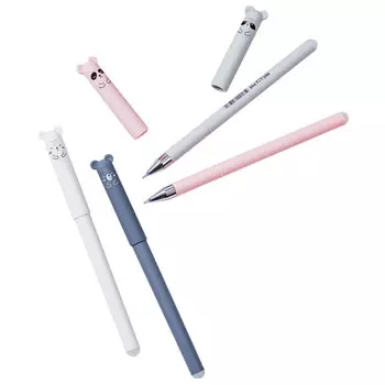 ручка гелевая MESHU Cutes синяя корпус в асс-те