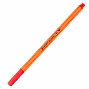 ручка капиллярная BRAUBERG Fina 040 0,4мм красный
