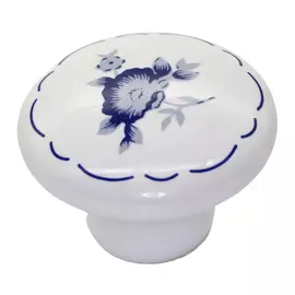 ручка-кнопка 1427 F5 синий цветок