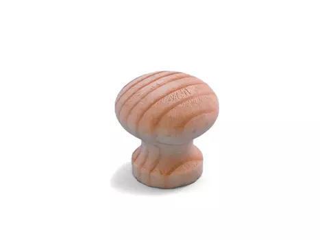 ручка-кнопка 28мм сосна 1шт