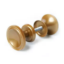 ручка-кнопка алюминиевая, бронза