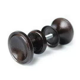 ручка-кнопка алюминиевая, медь