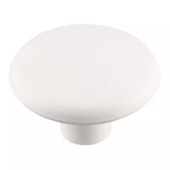 ручка-кнопка BRANTE К17 39мм белая пластик 2шт